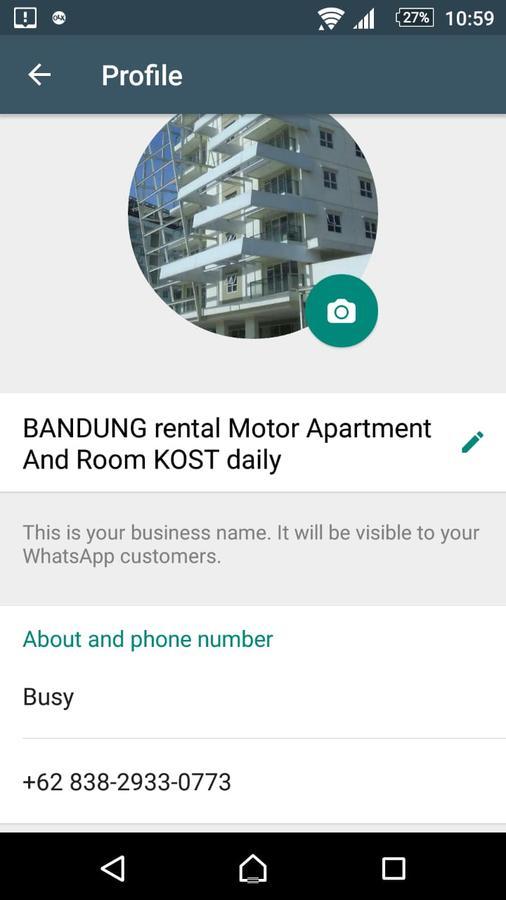 Komala Apartment Bandung Exterior foto